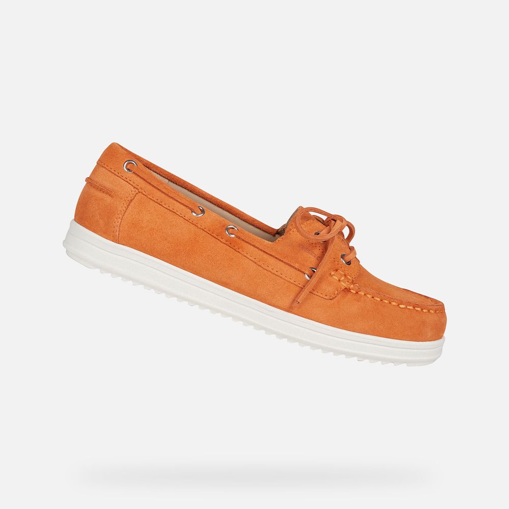 Mocassins Geox Senhora Laranja - Genova - KUQDM2513